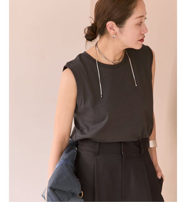 JOURNAL STANDARD「《追加2》汗ジミ防止天竺ノースリーブ」|Tシャツ・カットソー|