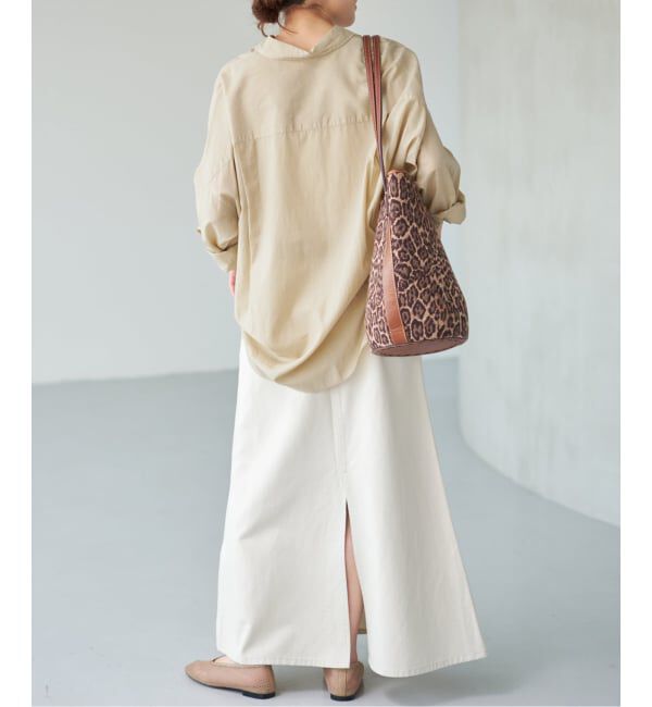 Spick and Span「《新色有り / 追加》ガーメントダイカシュクールシャツ」|シャツ・ブラウス|