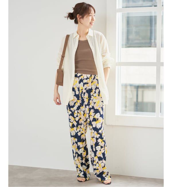 Spick and Span「《新色有り / 追加》ガーメントダイカシュクールシャツ」|シャツ・ブラウス|
