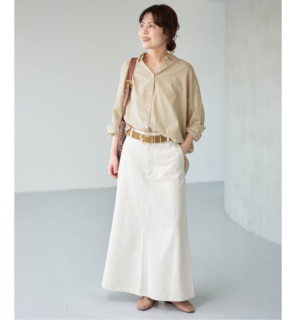 Spick and Span「《新色有り / 追加》ガーメントダイカシュクールシャツ」|シャツ・ブラウス|