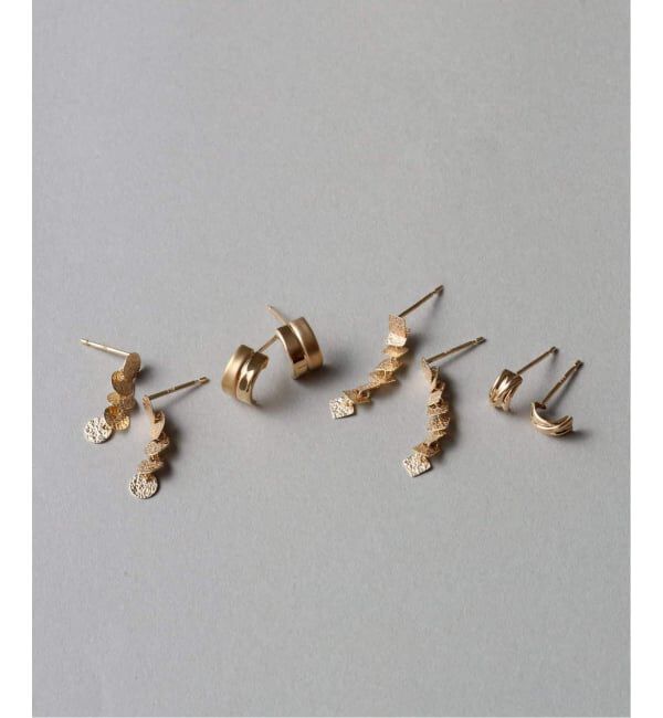 Lilas by Spick&Span「《WEB限定》ハーフマットピアス K10（両耳）」|ピアス|