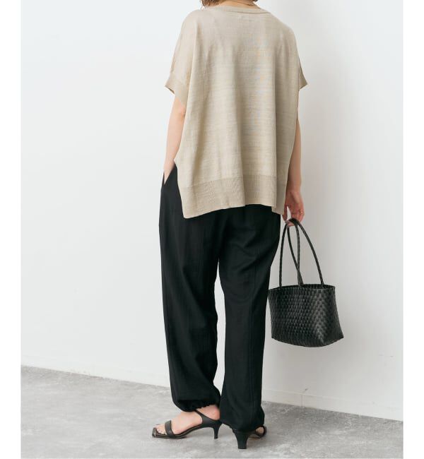 Spick and Span「《手洗い可》リネン天竺フレンチプルオーバー」|ニット・セーター|
