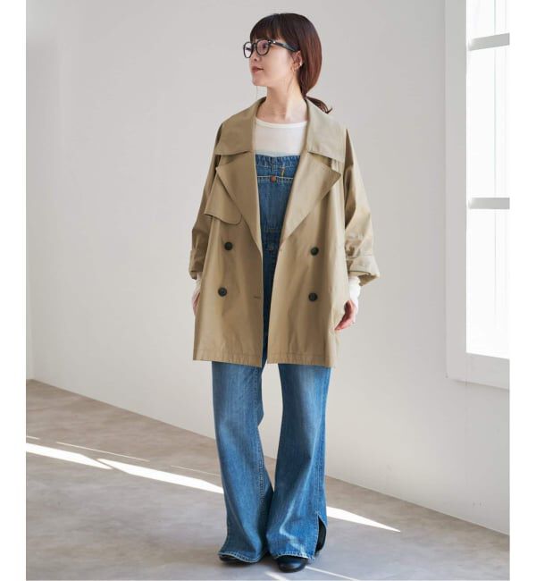 Spick and Span「《WEB限定 / 追加3》C/Pミドル丈トレンチコート」|トレンチコート|