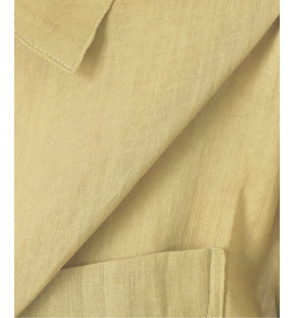 Spick and Span「《セットアップ可》ラミーブレンドフレンチスリーブシャツ」|シャツ・ブラウス|