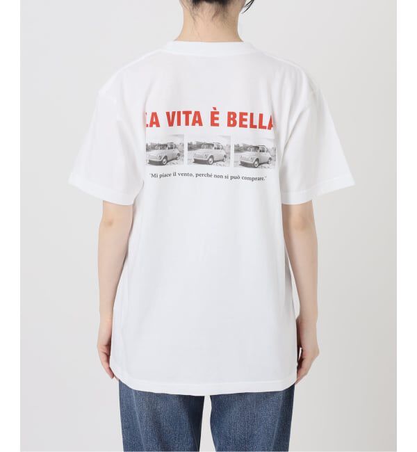 Spick and Span「バックフォトプリントT」|Tシャツ・カットソー|