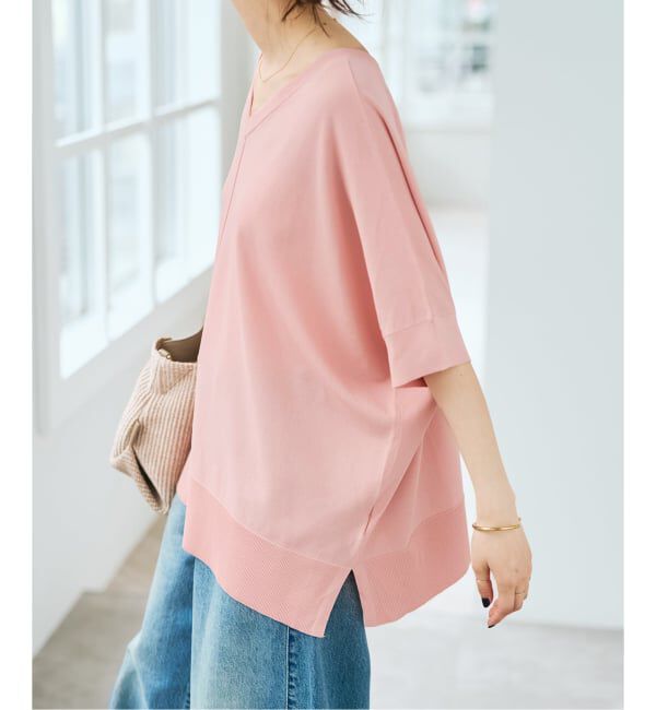Spick and Span「《一部店舗+WEB限定 / 追加》14GWASHABLE2WAYポンチョプルオーバー」|ニット・セーター|