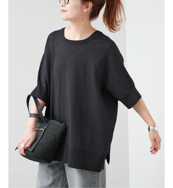 Spick and Span「《一部店舗+WEB限定 / 追加》14GWASHABLE2WAYポンチョプルオーバー」|ニット・セーター|