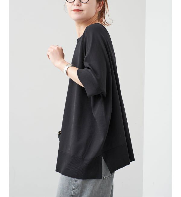 Spick and Span「《一部店舗+WEB限定 / 追加》14GWASHABLE2WAYポンチョプルオーバー」|ニット・セーター|