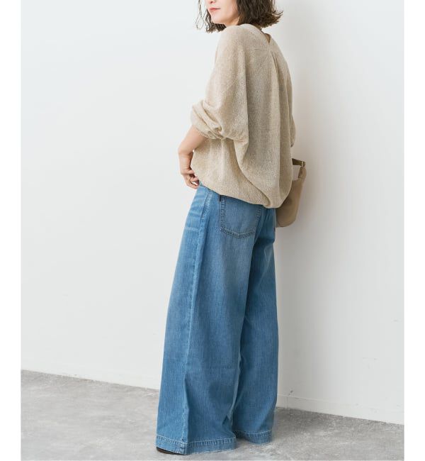 Spick and Span「ペーパーヤーンコクーンシルエットプルオーバー」|ニット・セーター|