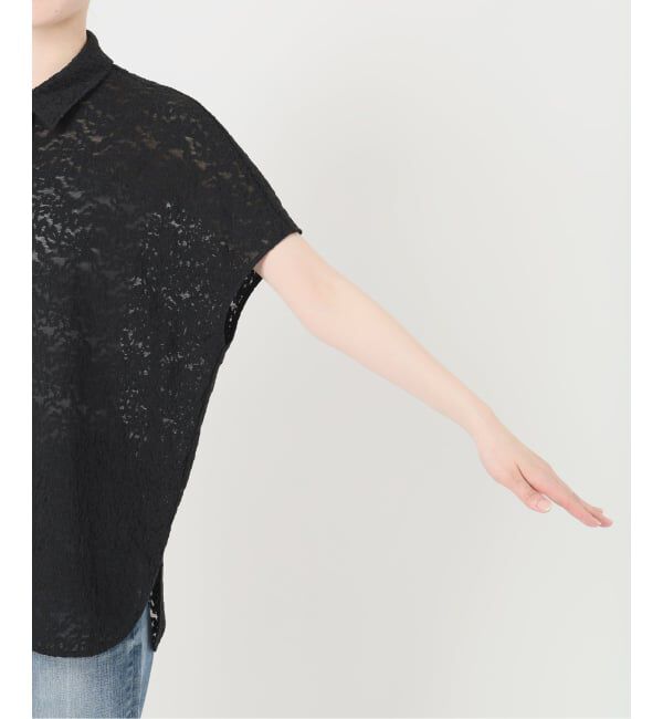 Spick and Span「レースフレンチスリーブシャツ」|シャツ・ブラウス|