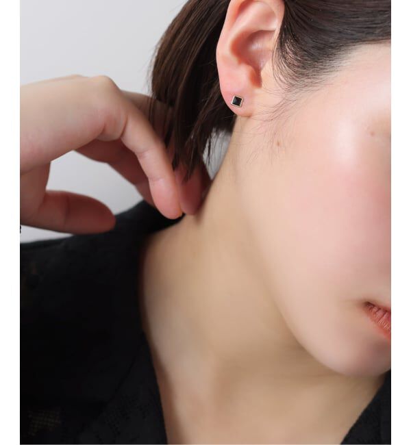 Lilas by Spick&Span「《WEB限定予約》バイカラー2WAYフリンジピアス K10（両耳）」|ピアス|