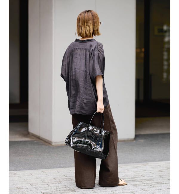 FRAMeWORK「≪予約≫LINEN EASY パンツ」|スラックス|