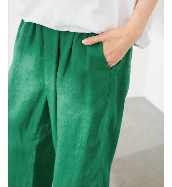 FRAMeWORK「≪予約≫LINEN EASY パンツ」|スラックス|