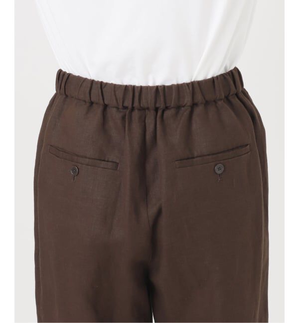 FRAMeWORK「≪予約≫LINEN EASY パンツ」|スラックス|