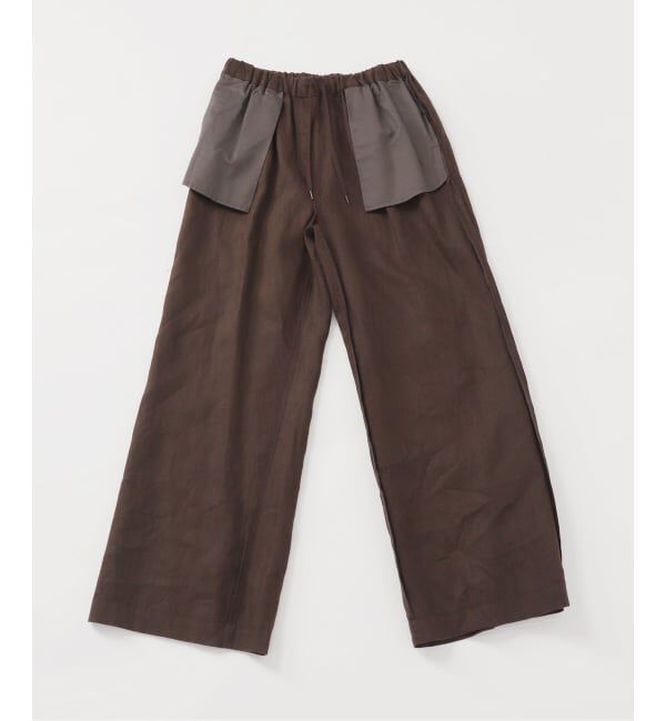 FRAMeWORK「≪予約≫LINEN EASY パンツ」|スラックス|