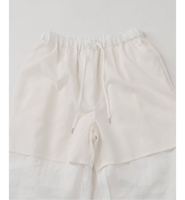 FRAMeWORK「≪予約≫LINEN EASY パンツ」|スラックス|