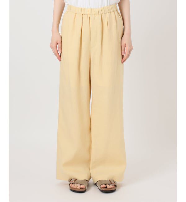 FRAMeWORK「≪予約≫LINEN EASY パンツ」|スラックス|