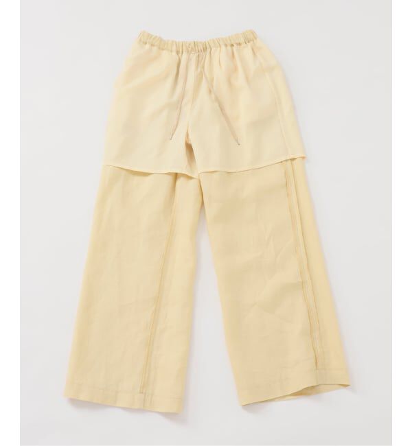 FRAMeWORK「≪予約≫LINEN EASY パンツ」|スラックス|