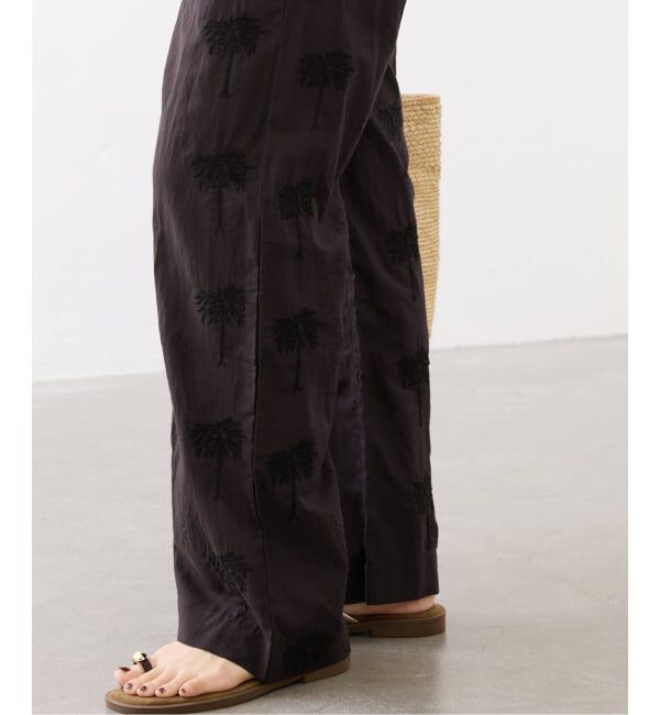 FRAMeWORK「≪予約≫COUTURE D`ADAM/クチュールドアダム parm tree embroidery パンツ」|その他|