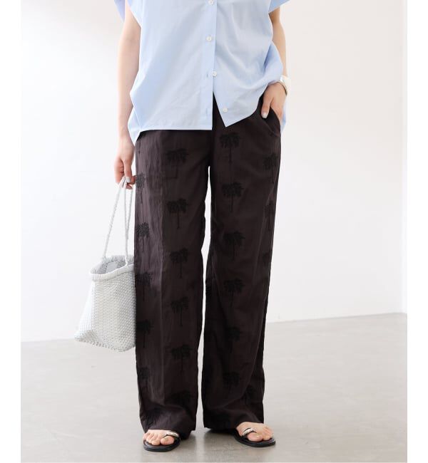 FRAMeWORK「≪予約≫COUTURE D`ADAM/クチュールドアダム parm tree embroidery パンツ」|その他|