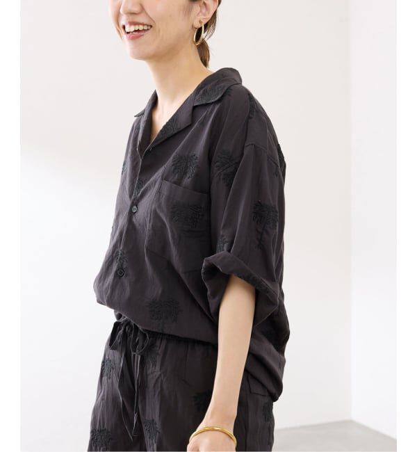FRAMeWORK「≪予約≫COUTURE DADAM/クチュールドアダム parm tree embroidery シャツ」|シャツ・ブラウス|
