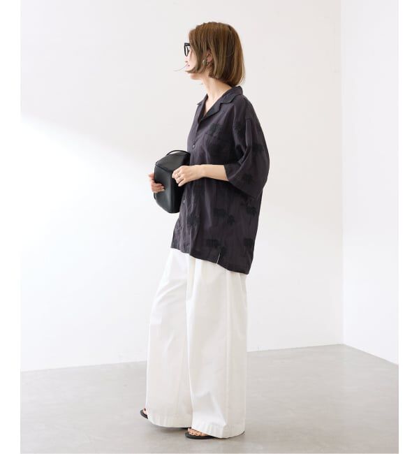 FRAMeWORK「≪予約≫COUTURE DADAM/クチュールドアダム parm tree embroidery シャツ」|シャツ・ブラウス|
