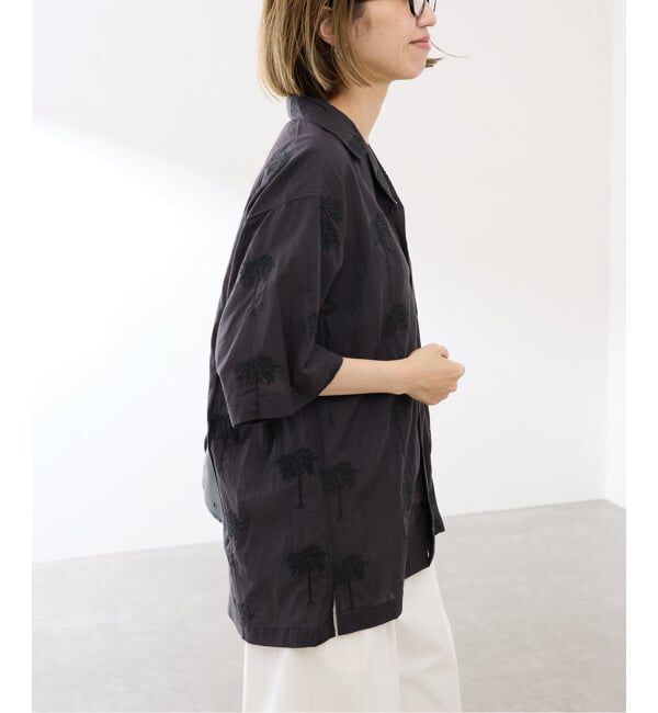 FRAMeWORK「≪予約≫COUTURE DADAM/クチュールドアダム parm tree embroidery シャツ」|シャツ・ブラウス|