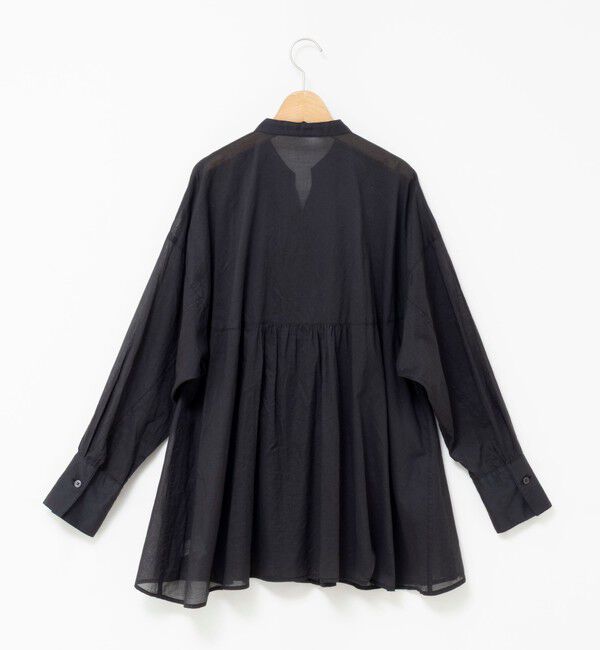 NOLLEY'S「【WEB＆一部店舗限定】綿ボイルピンタックオーバーシャツ」|シャツ・ブラウス|