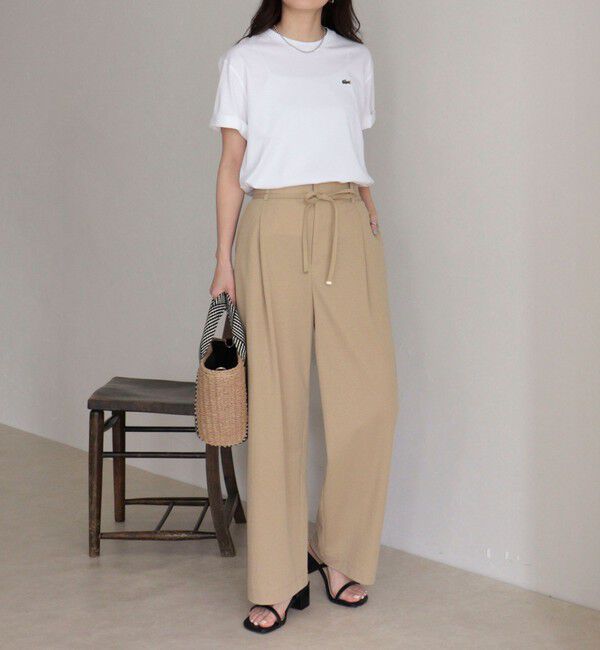 fredy emue「【LACOSTE/ラコステ】ワンポイントソフトタッチTシャツ」|Tシャツ・カットソー|