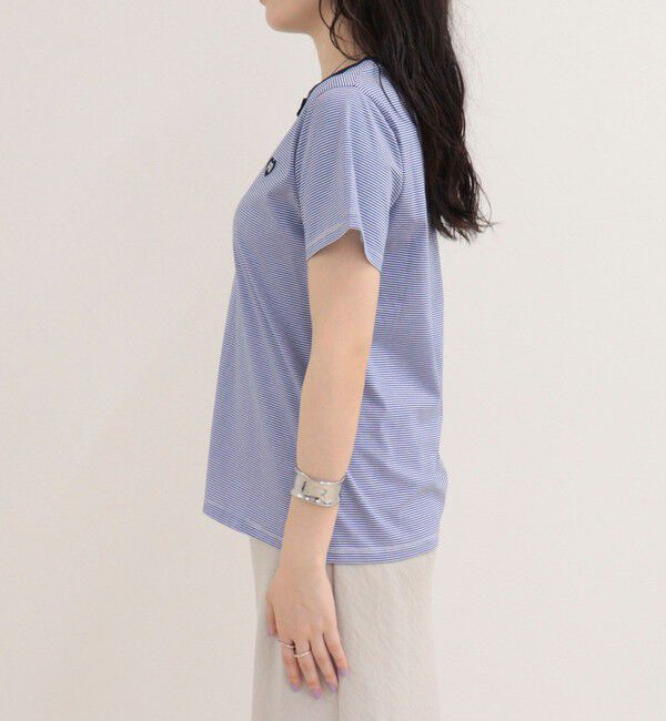 fredy emue「【昨年大人気！待望の再登場】ハートFR刺しゅうヘンリーネックTシャツ」|Tシャツ・カットソー|