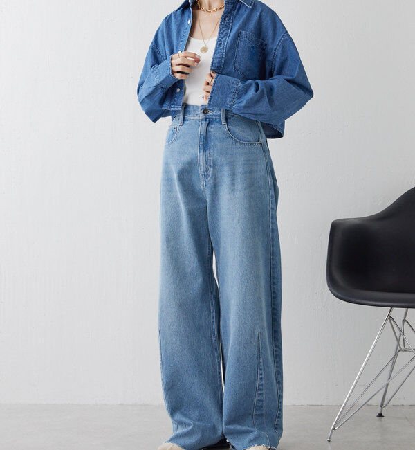  「【累計販売2.５万本】ブルージュデニム」|デニム|