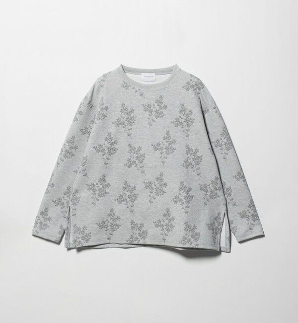 UNITED ARROWS「フラワー ジャガード スウェット」|スウェット・ジャージ|