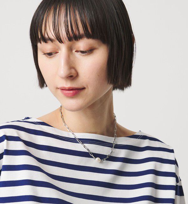 UNITED ARROWS「淡水パール&times;チェーン ネックレス」|ネックレス|