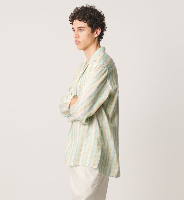 UNITED ARROWS「＜SOVEREIGN＞マルチストライプ スキッパーシャツ」|シャツ・ブラウス|
