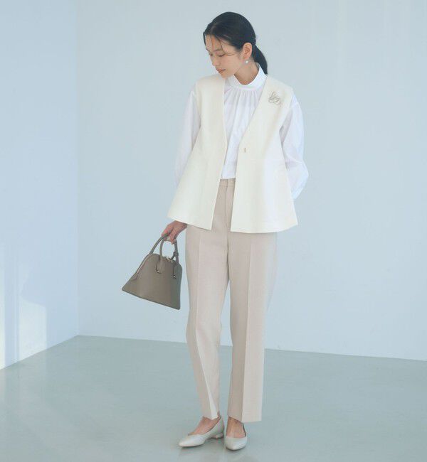 UNITED ARROWS green label relaxing「［size SHORTあり］ハイネック ボリューム スリーブ ブラウス」|シャツ・ブラウス|