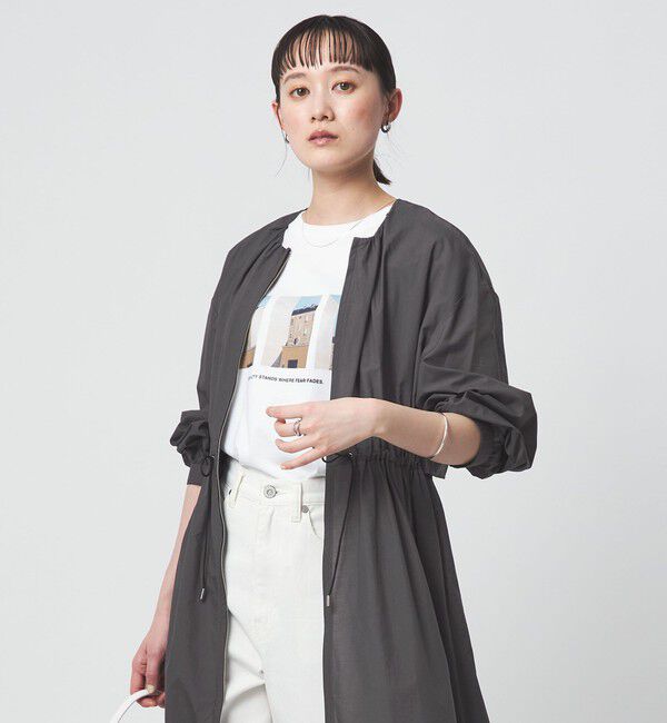 UNITED ARROWS green label relaxing「ギャザー ドロスト コート 撥水」|その他|
