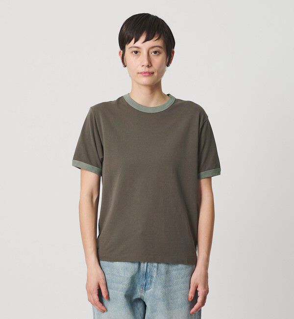 BEAUTY&YOUTH UNITED ARROWS「コットン シアー リンガーTシャツ」|Tシャツ・カットソー|