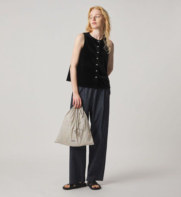 STEVEN ALAN「＜Steven Alan＞ベロア ノースリーブ プルオーバー」|カーディガン|