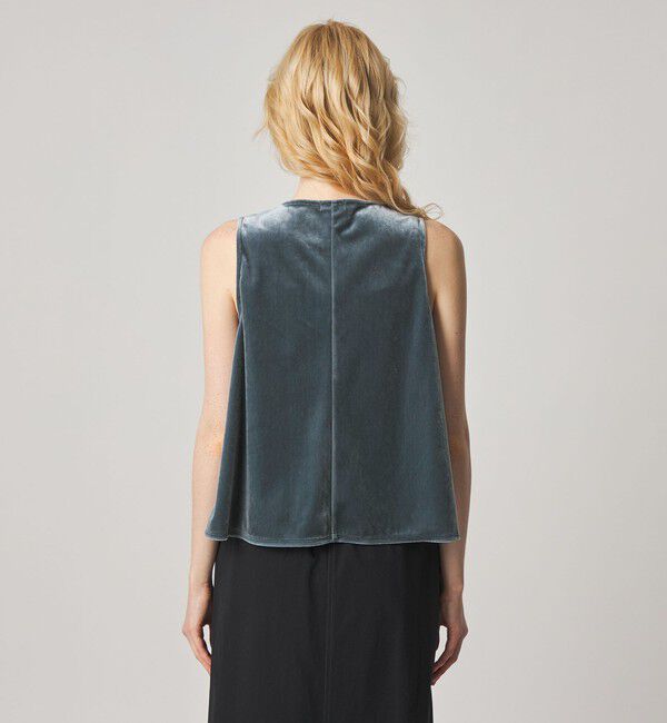 STEVEN ALAN「＜Steven Alan＞ベロア ノースリーブ プルオーバー」|カーディガン|