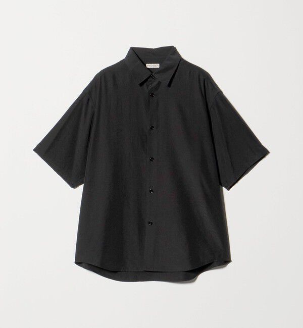 BEAUTY&YOUTH UNITED ARROWS「シーン ナイロン レギュラー シャツ GRANDE型」|シャツ・ブラウス|BLACK
