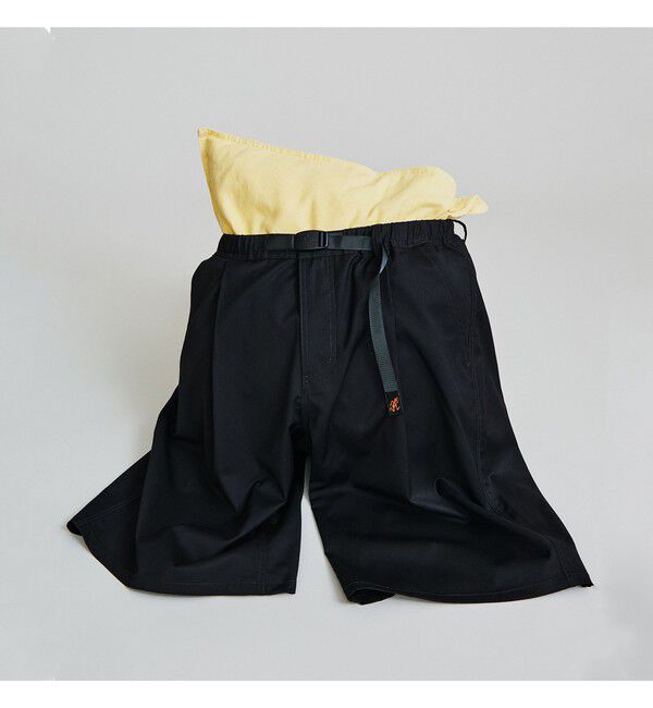 BEAMS「BEAMS｜【別注】Gramicci /  スラックス ショーツ｜ショートパンツ ハーフパンツ｜グラミチ 別注仕様｜」|スラックス|BLACK