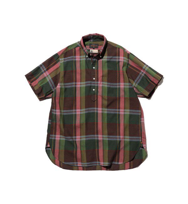 BEAMS PLUS「B.D. Pullover Classic-fit Madras」|シャツ・ブラウス|