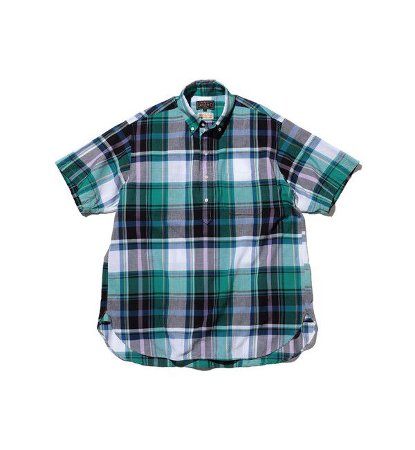 BEAMS PLUS「B.D. Pullover Classic-fit Madras」|シャツ・ブラウス|