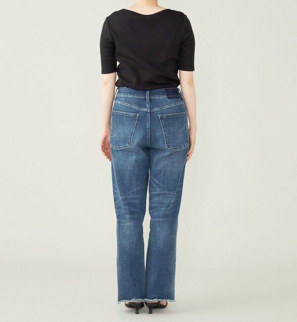 quaranciel「quaranciel:〈洗濯機可能〉ハンサム テーパード デニム パンツ」|デニム|