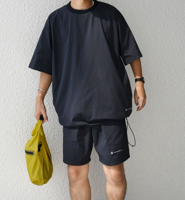 SHIPS any「【WEB限定】SHIPS any: ワッシャーナイロン スピンドル Tシャツ＋イージーショーツ セットアップ◆」|Tシャツ・カットソー|