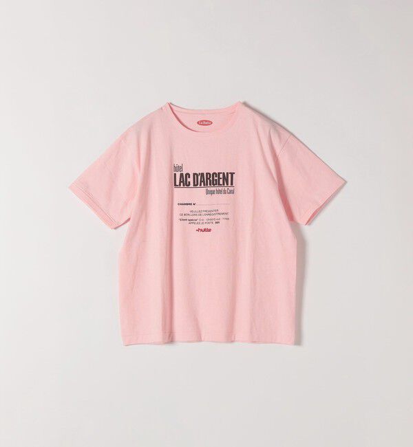 SHIPS any「《一部追加予約》【SHIPS any別注】La Hutte:〈洗濯機可能〉デザイン ロゴ プリント TEE 26SS」|Tシャツ・カットソー|