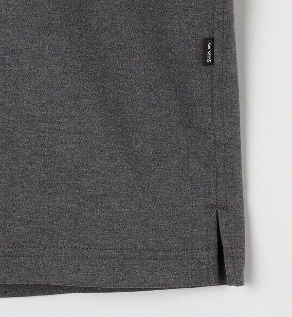 SHIPS any「SHIPS any:〈接触冷感/遮熱/UVカット〉COOL TOUCH スムース デザイン リブ ポロシャツ◇」|Tシャツ・カットソー|