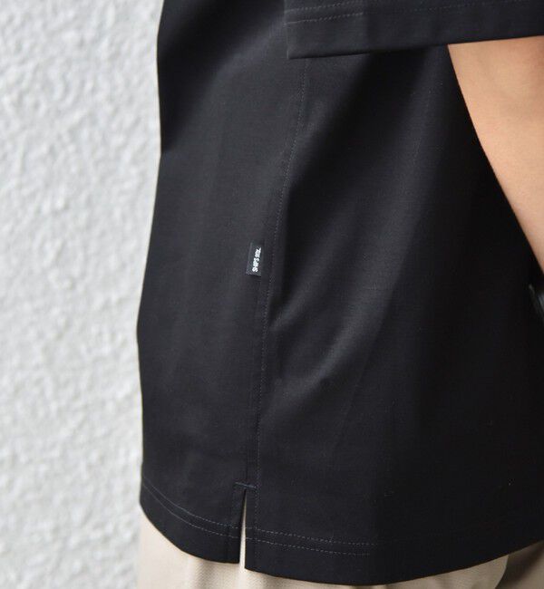 SHIPS any「SHIPS any:〈接触冷感/遮熱/UVカット〉COOL TOUCH スムース デザイン リブ ポロシャツ◇」|Tシャツ・カットソー|