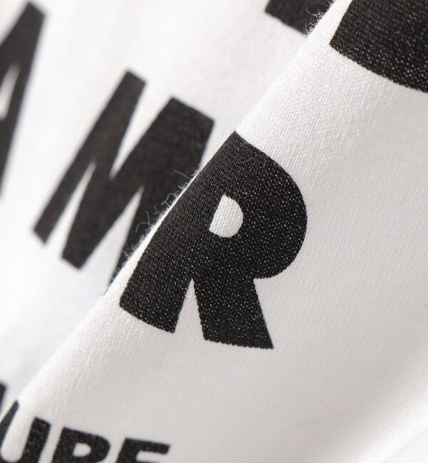 SHIPS for women「メルティ コットン プリント ロゴ フレンチスリーブ TEE」|Tシャツ・カットソー|