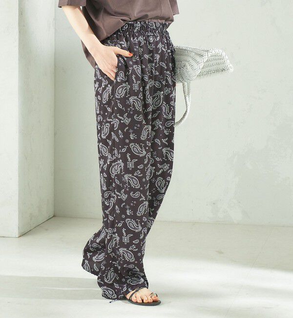 SHIPS for women「【SHIPS別注】TICCA&times;manipuri:〈手洗い可能〉プリント パンツ」|その他|
